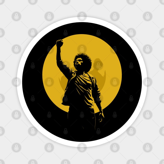 Black Power Fist, Protest Fist Magnet by UrbanLifeApparel